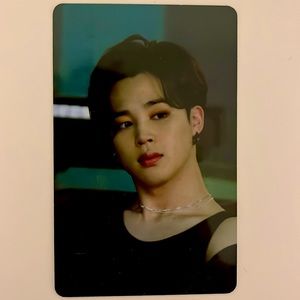 This is a Jimin photocard. BTS
